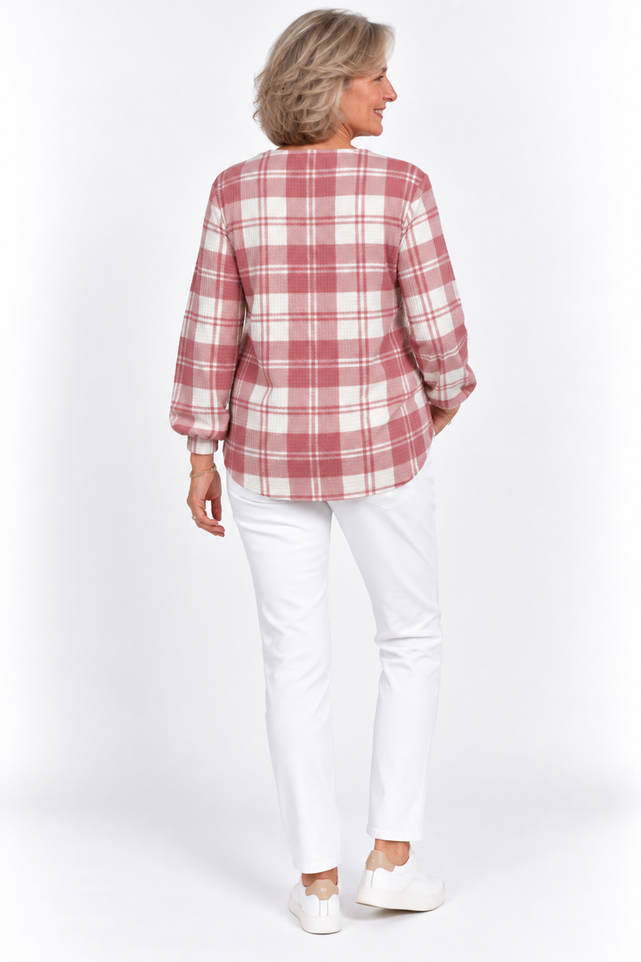 Marlowe™ – Cozy Plaid Pullover