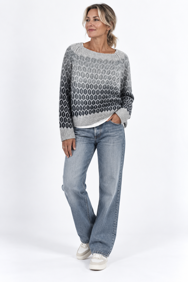 Elaris™ – Nordic Pattern Knit Sweater