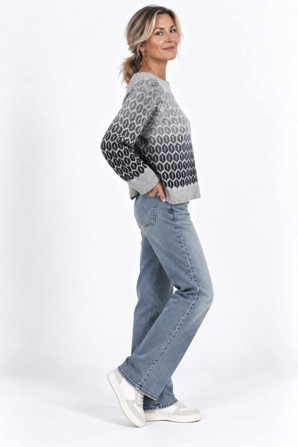 Elaris™ – Nordic Pattern Knit Sweater