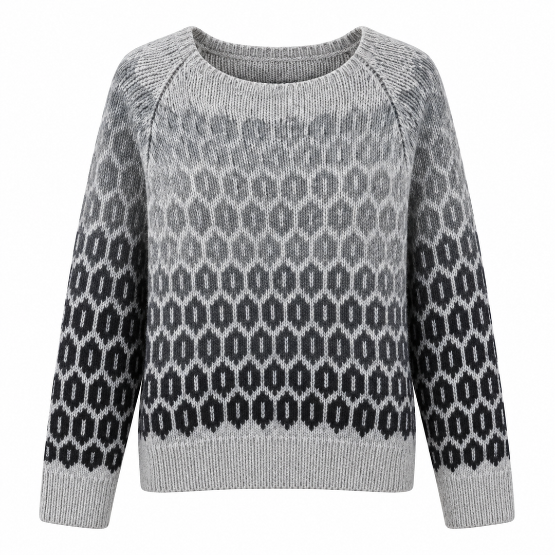 Elaris™ – Nordic Pattern Knit Sweater