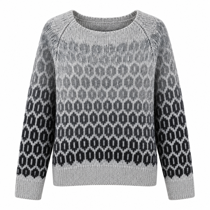 Elaris™ – Nordic Pattern Knit Sweater