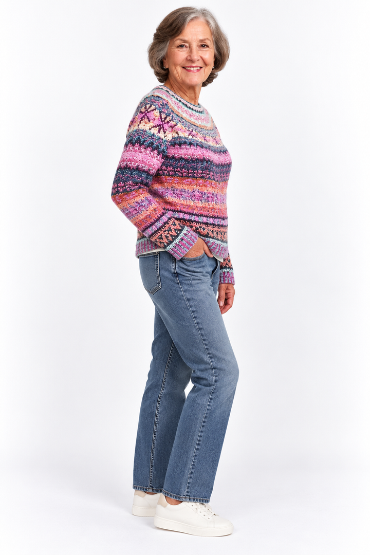 Corinne™ – Colorful Knit Sweater