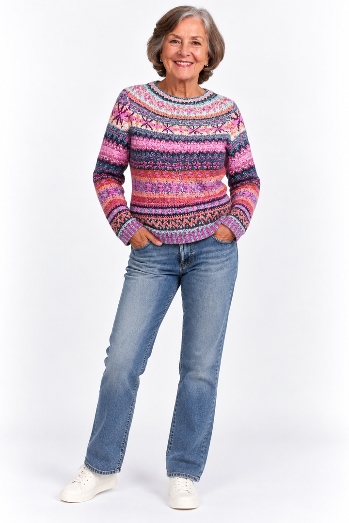 Corinne™ – Colorful Knit Sweater