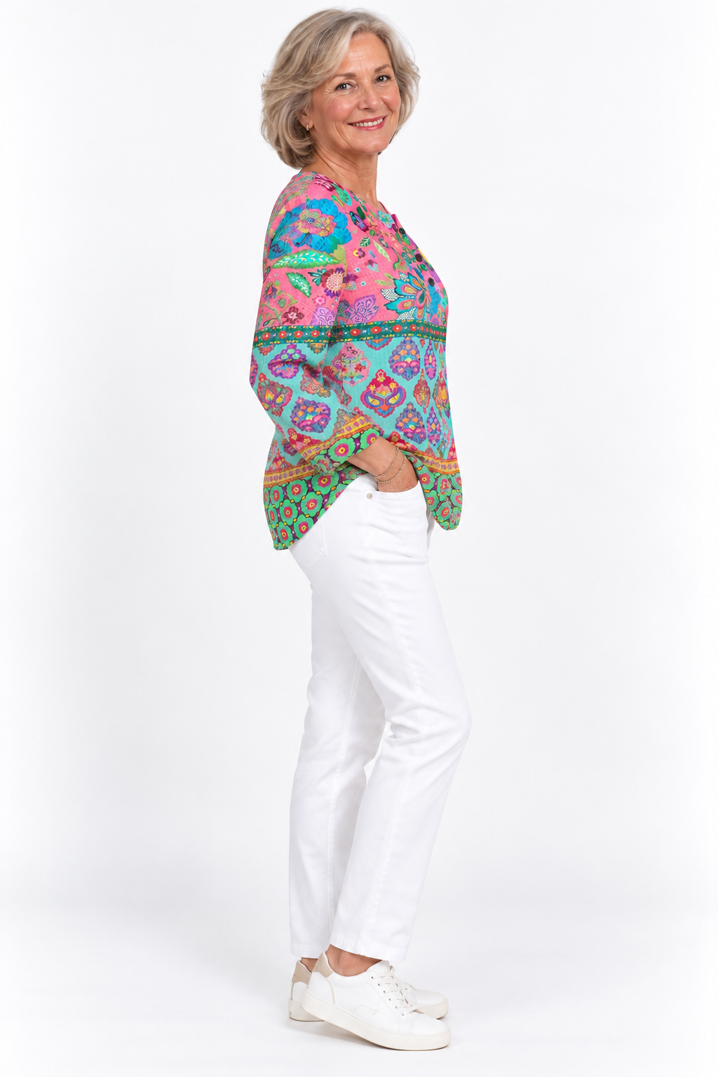 Tahlia™ – Vibrant Bohemian Blouse