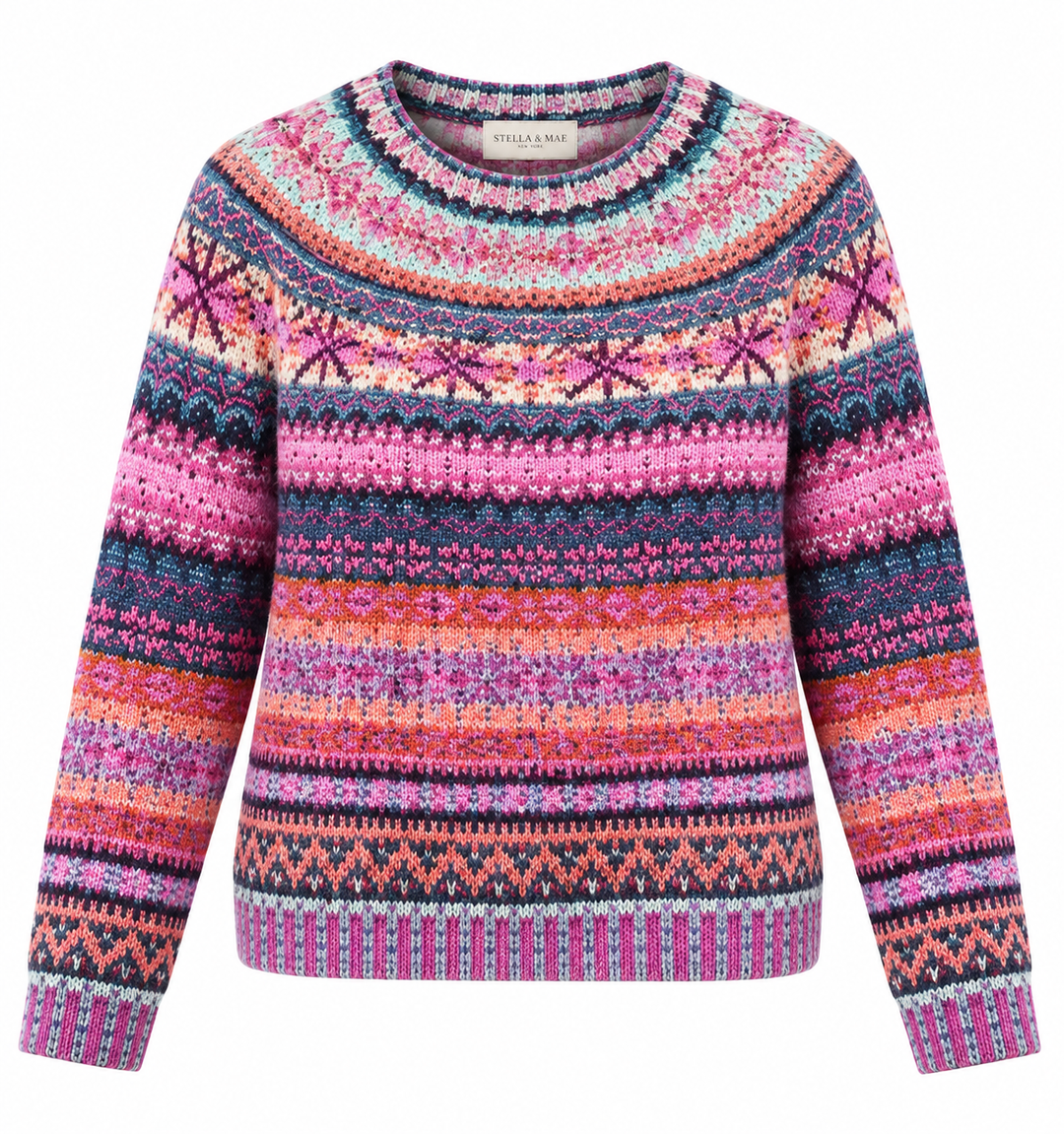 Corinne™ – Colorful Knit Sweater