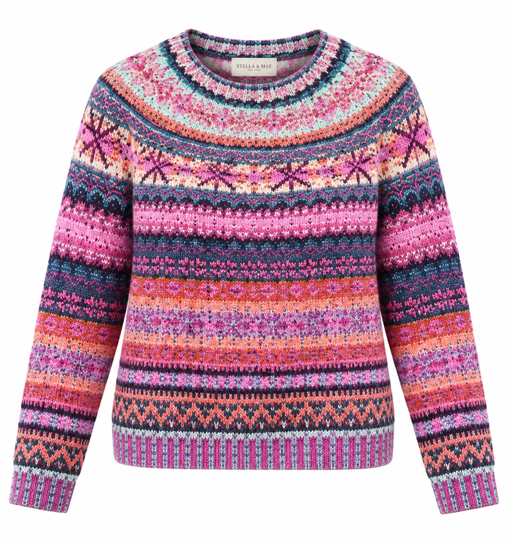 Corinne™ – Colorful Knit Sweater