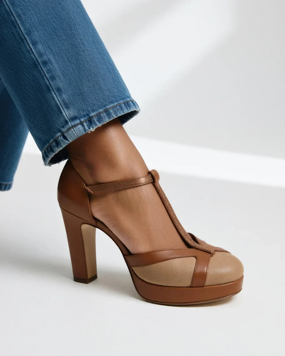 Elvira™ – Vintage T-Strap Heels