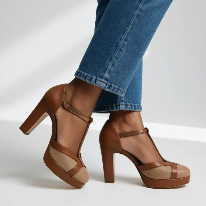 Elvira™ – Vintage T-Strap Heels