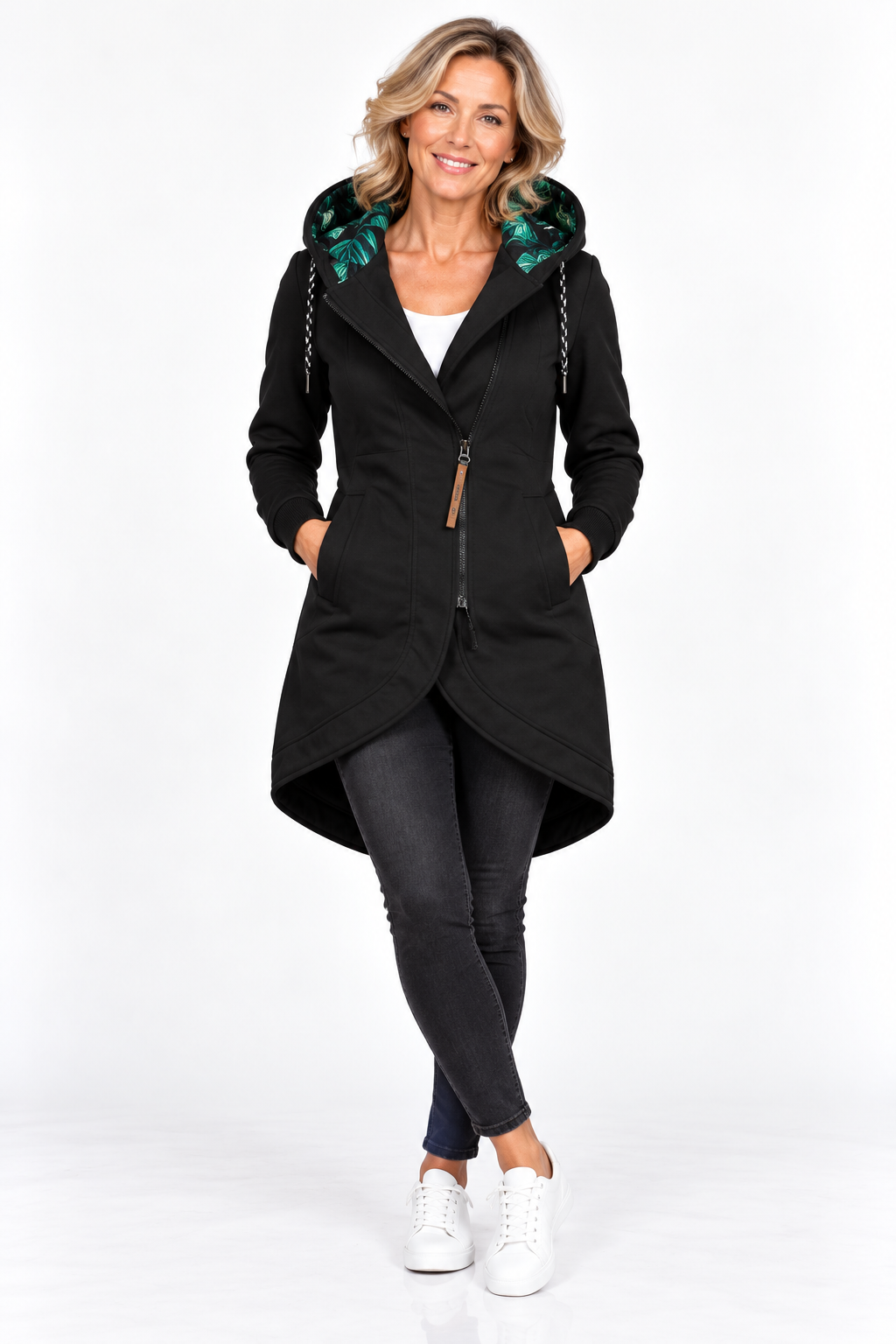 Brielle™ – Hooded Longline Jacket