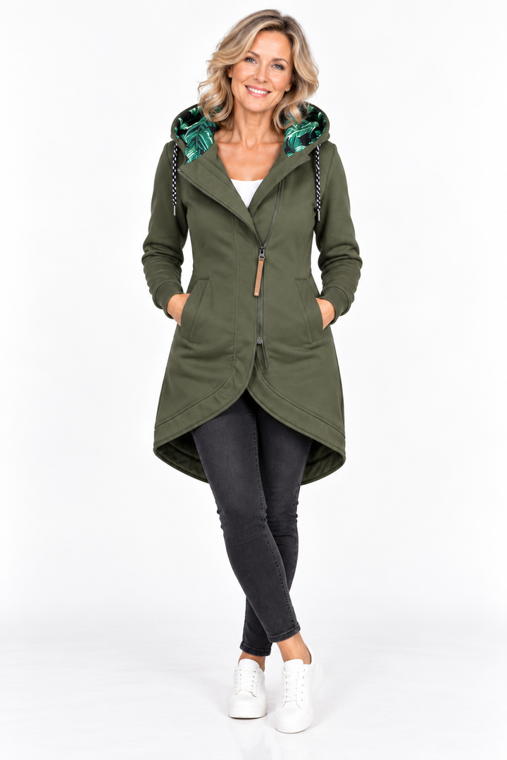 Brielle™ – Hooded Longline Jacket