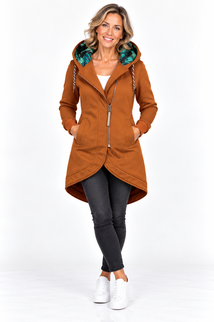 Brielle™ – Hooded Longline Jacket