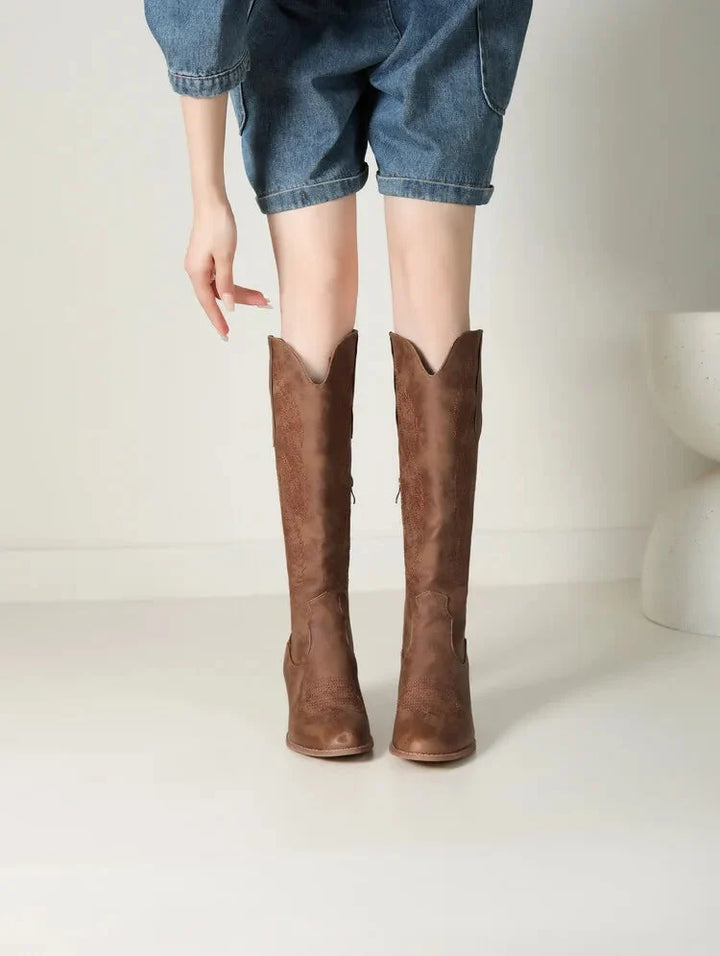 Tallulah™ – Western Knee-High Boots