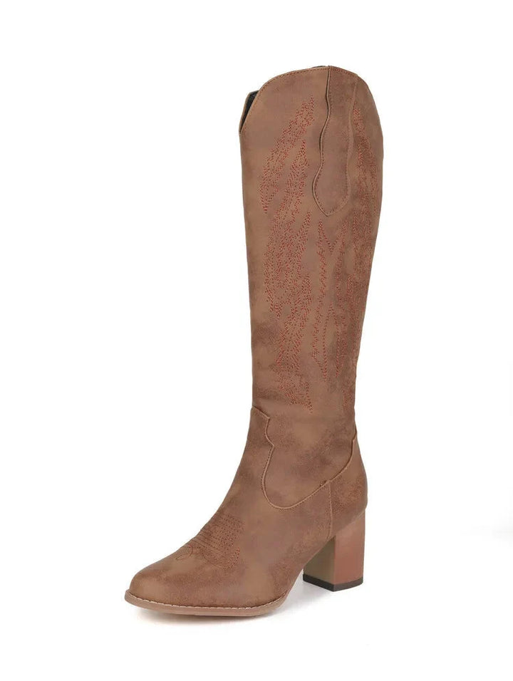 Tallulah™ – Western Knee-High Boots